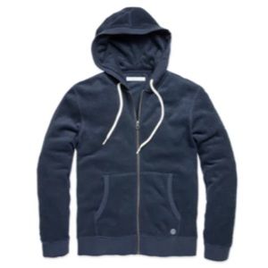 Outerknown • Mens HIGH TIDE Blue Terry cloth Hoodie